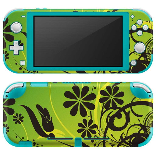 igsticker Nintendo Switch Lite 専用 デザインスキンシール 全面 ニンテンドー スイッチ ライト 専用 ゲーム機 カバー アクセサリー フィルム ステッカー エアフリー 005578 花 グリーン igsticker Nintendo Switch Lite 専用 デザインスキンシール 全面 ニンテンドー スイッチ ライト 専用 ゲーム機 カバー アクセサリー フィルム ステッカー エアフリー 005578 花 グリーン
