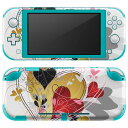 igsticker Nintendo Switch Lite 専用 デザインスキンシール 全面 ニンテンドー スイッチ ライト 専用 ゲーム機 カバー アクセサリー フィルム ステッカー エアフリー 005586 ハート 赤