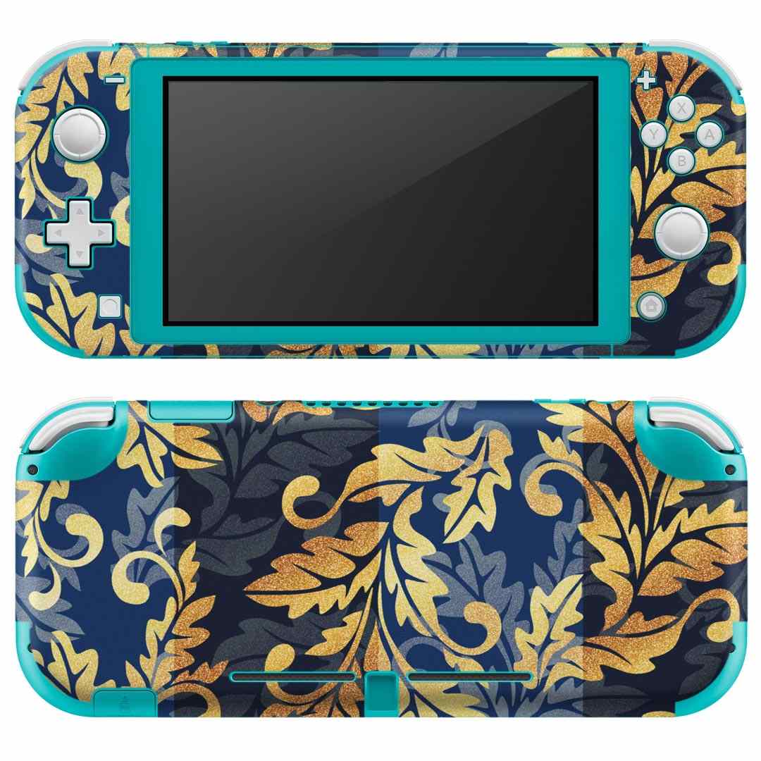 igsticker Nintendo Switch Lite 専用 デザインスキンシール 全面 ニンテンドー スイッチ ライト 専用 ゲーム機 カバー アクセサリー フィルム ステッカー エアフリー 005593 植物 模様