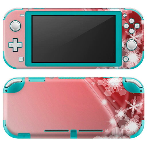 igsticker Nintendo Switch Lite 専用 デザインスキンシール 全面 ニンテンドー スイッチ ライト 専用 ゲーム機 カバー アクセサリー フィルム ステッカー エアフリー 005630 雪 結晶 赤 レッド igsticker Nintendo Switch Lite 専用 デザインスキンシール 全面 ニンテンドー スイッチ ライト 専用 ゲーム機 カバー アクセサリー フィルム ステッカー エアフリー 005630 雪 結晶 赤 レッド
