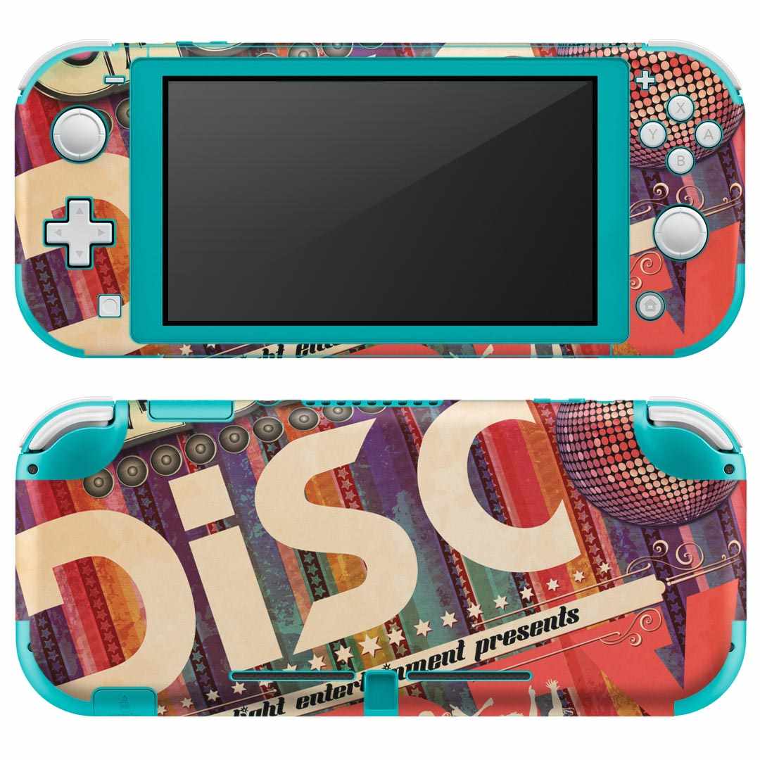 製品名 Nintendo Switch Lite専用 デザインスキンシール セット内容 Nintendo Switch Lite本体用スキンシール（裏表）各1枚 ※液晶側シールは2パーツに分かれていますニンテンドースイッチライト専用です。据え置き機のSwitch本体やJoyコンには対応していません。 商品特徴 3M社製の再剥離性シートを素材に採用し、細かな位置調整がしやすく貼り直しが容易です。また、エアフリーでもありますので気泡が簡単に逃げるので、キレイに貼ることができます。専用の業務プリンターを使い、商品画像と遜色のない美しい印刷仕上がり。 注意事項 画像はサンプルですので、ご覧の環境によっては多少色味に違いを感じる場合がございます。 イメージと違った、モニターと色味が異なるという理由での交換や返金はご対応出来かねます。スキンシールのみの販売で、ニンテンドースイッチ本体などは付属しません。シワができた場合、ドライヤーなどで軽く温め、外側に向けてシワを伸ばすように貼ってください。初回貼付時の位置調整や貼り直しは可能ですが、しっかりと押し付けて接着させた後の再剥離、再利用は保証しておりません。また接着部に油分や汚れが付着しますと角の部分は剥がれやすくなりますので、貼付時はあまり触れないようにご注意ください。無地のセミグロスシートにデザインをプリントした商品で、デコなどの加工はございません。 凹凸や光沢があるように見えたり布地や金属を素材にしたように見える商品もありますが、デザインの図版によるものです。印刷時に微妙な画像のズレが生じる場合がございます。ご注文後に1点1点制作する受注生産品の為、不良品以外のご返品や交換は固くお断りします。 商品発送 完全受注生産のハンドメイド商品となりますので、既製品と比べて発送までお時間を頂いています。 基本的に決済確認後2?3営業日、最大で10営業日での発送となります。繁忙期や休業日明けの場合はさらに時間がかかる場合があります。 その際には別途メールにてご連絡致します。メール便の場合、発送日から到着までに2?4日ほどかかる場合が多く、紛失などの保障もご対応できかねます。あらかじめご了承下さい。