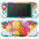 igsticker Nintendo Switch Lite 専用 デザインスキンシール 全面 ニンテンドー スイッチ ライト 専用 ゲーム機 カバー アクセサリー フィルム ステッカー エアフリー 005673 ハート 風船(2)
