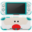 igsticker Nintendo Switch Lite 専用 デザインスキンシール 全面 ニンテンドー スイッチ ライト 専用 ゲーム機 カバー アクセサリー フィルム ステッカー エアフリー 005686 イラスト サンタ
