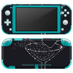 igsticker Nintendo Switch Lite 専用 デザインスキンシール 全面 ニンテンドー スイッチ ライト 専用 ゲーム機 カバー アクセサリー フィルム ステッカー エアフリー 005688 カクテル　きらきら