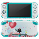 igsticker Nintendo Switch Lite 専用 デザインスキンシール 全面 ニンテンドー スイッチ ライト 専用 ゲーム機 カバー アクセサリー フィルム ステッカー エアフリー 005704 ハート 車 人物