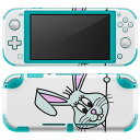 igsticker Nintendo Switch Lite 専用 デザインスキンシール 全面 ニンテンドー スイッチ ライト 専用 ゲーム機 カバー アクセサリー フィルム ステッカー エアフリー 005715 動物 キャラクター 兎