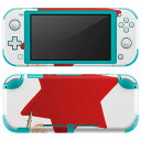 igsticker Nintendo Switch Lite 専用 デザインスキンシール 全面 ニンテンドー スイッチ ライト 専用 ゲーム機 カバー アクセサリー フィルム ステッカー エアフリー 005777 星 サンタ 写真
