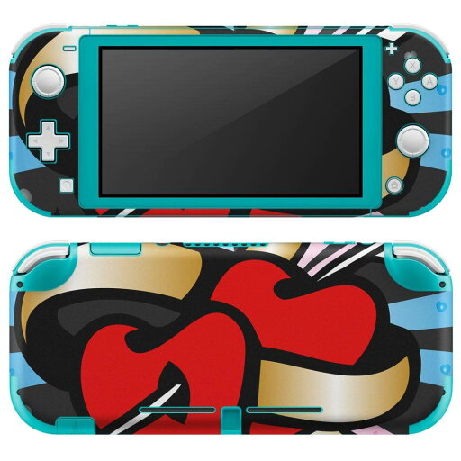 igsticker Nintendo Switch Lite 専用 デザインスキンシール 全面 ニンテンドー スイッチ ライト 専用 ゲーム機 カバー アクセサリー フィルム ステッカー エアフリー 005833 イラスト ハート 赤 igsticker Nintendo Switch Lite 専用 デザインスキンシール 全面 ニンテンドー スイッチ ライト 専用 ゲーム機 カバー アクセサリー フィルム ステッカー エアフリー 005833 イラスト ハート 赤