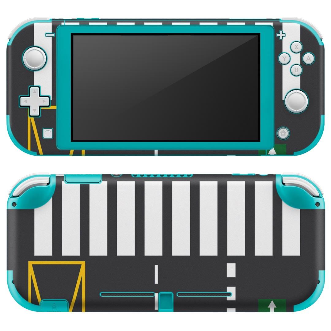 igsticker Nintendo Switch Lite 専用 デザインスキンシール 全面 ニンテンドー スイッチ ライト 専用 ゲーム機 カバー アクセサリー フィルム ステッカー エアフリー 005863 車道 道路