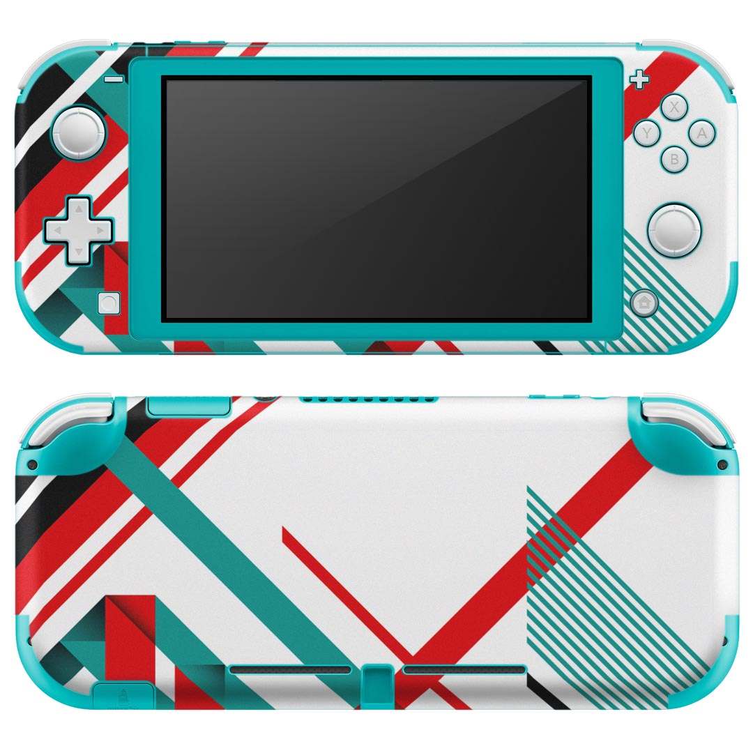 igsticker Nintendo Switch Lite 専用 デザインスキンシール 全面 ニンテンドー スイッチ ライト 専用 ゲーム機 カバー アクセサリー フィルム ステッカー エアフリー 005865 カラフル　デザイン