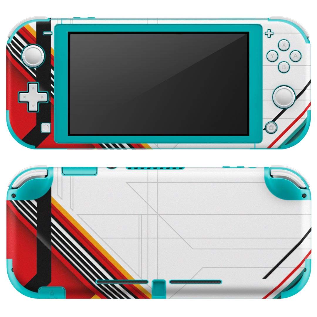 igsticker Nintendo Switch Lite 専用 デザインスキンシール 全面 ニンテンドー スイッチ ライト 専用 ゲーム機 カバー アクセサリー フィルム ステッカー エアフリー 005866 カラフル デザイン