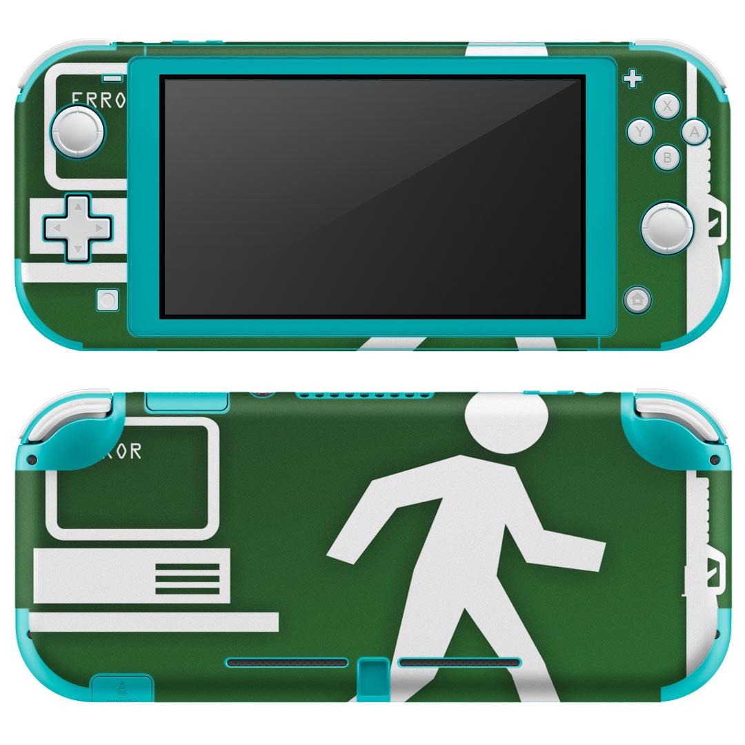 igsticker Nintendo Switch Lite 専用 デザインスキンシール 全面 ニンテンドー スイッチ ライト 専用 ゲーム機 カバー アクセサリー フィルム ステッカー エアフリー 005876 パソコン 緑 グリーン