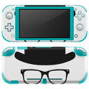 igsticker Nintendo Switch Lite 専用 デザインスキンシール 全面 ニンテンドー スイッチ ライト 専用 ゲーム機 カバー アクセサリー フィルム ステッカー エアフリー 005927 帽子 眼鏡 ひげ