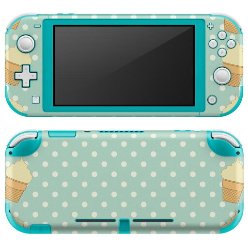 igsticker Nintendo Switch Lite 専用 デザインスキンシール 全面 ニンテンドー スイッチ ライト 専用 ゲーム機 カバー アクセサリー フィルム ステッカー エアフリー 005948 アイス 水玉 イラスト igsticker Nintendo Switch Lite 専用 デザインスキンシール 全面 ニンテンドー スイッチ ライト 専用 ゲーム機 カバー アクセサリー フィルム ステッカー エアフリー 005948 アイス 水玉 イラスト
