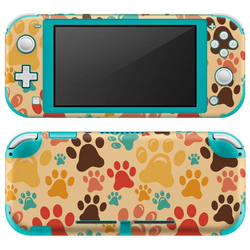 igsticker Nintendo Switch Lite 専用 デザインスキンシール 全面 ニンテンドー スイッチ ライト 専用 ゲーム機 カバー アクセサリー フィルム ステッカー エアフリー 005980 肉球 動物 模様 igsticker Nintendo Switch Lite 専用 デザインスキンシール 全面 ニンテンドー スイッチ ライト 専用 ゲーム機 カバー アクセサリー フィルム ステッカー エアフリー 005980 肉球 動物 模様