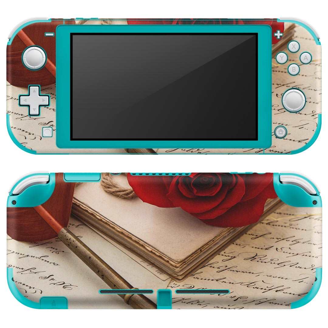 igsticker Nintendo Switch Lite 専用 デザインスキンシール 全面 ニンテンドー スイッチ ライト 専用 ゲーム機 カバー アクセサリー フィルム ステッカー エアフリー 006048 写真　花
