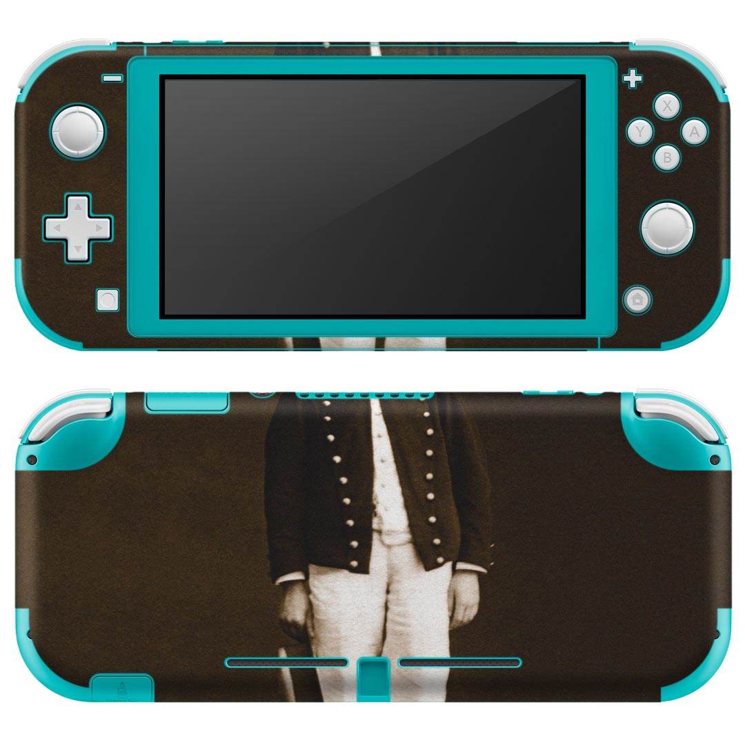 igsticker Nintendo Switch Lite 専用 デザインスキンシール 全面 ニンテンドー スイッチ ライト 専用 ゲーム機 カバー アクセサリー フィルム ステッカー エアフリー 006104 アニマル 写真　狐　きつね