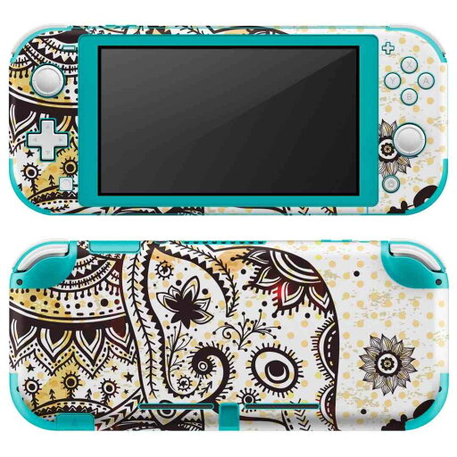 igsticker Nintendo Switch Lite 専用 デザインスキンシール 全面 ニンテンドー スイッチ ライト 専用 ゲーム機 カバー アクセサリー フィルム ステッカー エアフリー 006120 アニマル 象 文様 イラスト igsticker Nintendo Switch Lite 専用 デザインスキンシール 全面 ニンテンドー スイッチ ライト 専用 ゲーム機 カバー アクセサリー フィルム ステッカー エアフリー 006120 アニマル 象 文様 イラスト