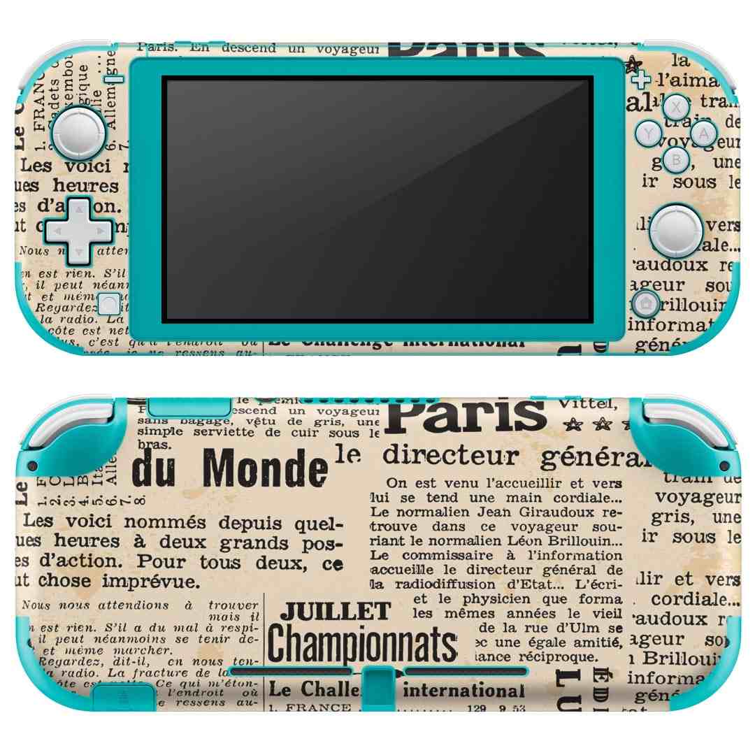 igsticker Nintendo Switch Lite 専用 デザインスキンシール 全面 ニンテンドー スイッチ ライト 専用 ゲーム機 カバー アクセサリー フィルム ステッカー エアフリー 006144 英語　文字