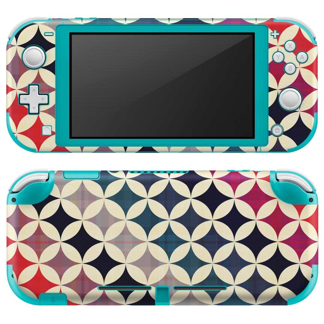 igsticker Nintendo Switch Lite 専用 デザインスキンシール 全面 ニンテンドー スイッチ ライト 専用 ゲーム機 カバー アクセサリー フィルム ステッカー エアフリー 006219 カラフル 模様