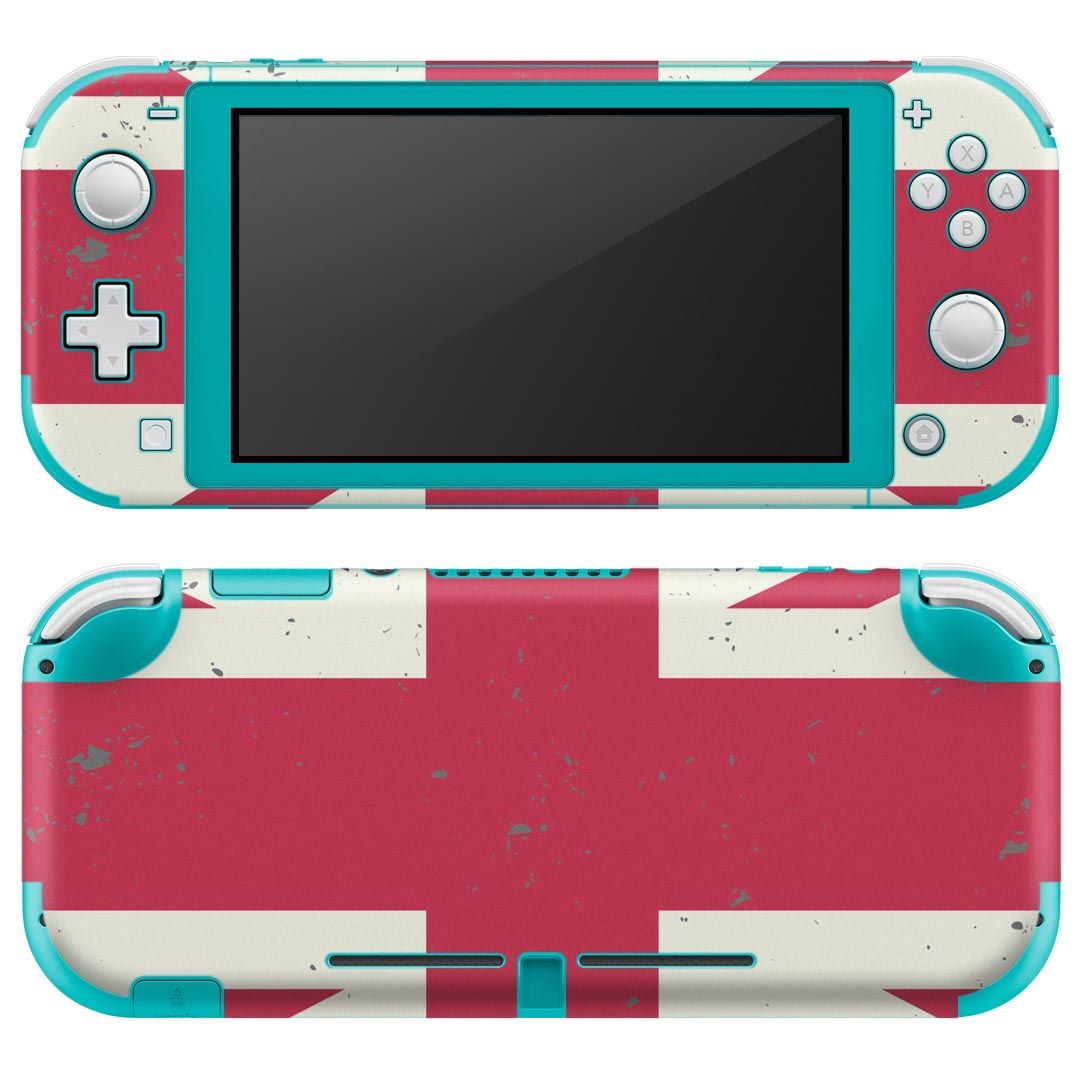 igsticker Nintendo Switch Lite 専用 デザインスキンシール 全面 ニンテンドー スイッチ ライト 専用 ゲーム機 カバー アクセサリー フィルム ステッカー エアフリー 006233 国旗 英国