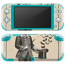 igsticker Nintendo Switch Lite 専用 デザインスキンシール 全面 ニンテンドー スイッチ ライト 専用 ゲーム機 カバー アクセサリー フィルム ステッカー エアフリー 006240 うさぎ 英語 イラスト