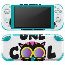 igsticker Nintendo Switch Lite 専用 デザインスキンシール 全面 ニンテンドー スイッチ ライト 専用 ゲーム機 カバー アクセサリー フィルム ステッカー エアフリー 006323 ねこ 英語 文字(2)