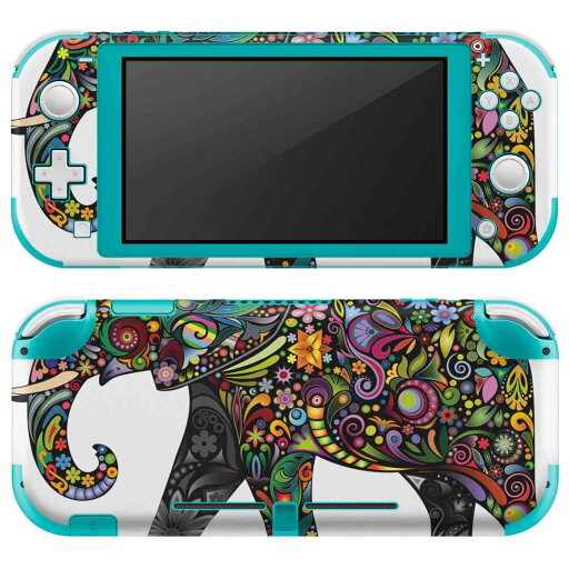 igsticker Nintendo Switch Lite 専用 デザインスキンシール 全面 ニンテンドー スイッチ ライト 専用 ゲーム機 カバー アクセサリー フィルム ステッカー エアフリー 006335 象 動物 花 igsticker Nintendo Switch Lite 専用 デザインスキンシール 全面 ニンテンドー スイッチ ライト 専用 ゲーム機 カバー アクセサリー フィルム ステッカー エアフリー 006335 象 動物 花