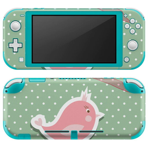 igsticker Nintendo Switch Lite 専用 デザインスキンシール 全面 ニンテンドー スイッチ ライト 専用 ゲーム機 カバー アクセサリー フィルム ステッカー エアフリー 006341 鳥 リボン 水玉 igsticker Nintendo Switch Lite 専用 デザインスキンシール 全面 ニンテンドー スイッチ ライト 専用 ゲーム機 カバー アクセサリー フィルム ステッカー エアフリー 006341 鳥 リボン 水玉