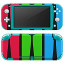 igsticker Nintendo Switch Lite 専用 デザインスキンシール 全面 ニンテンドー スイッチ ライト 専用 ゲーム機 カバー アクセサリー フィルム ステッカー エアフリー 006347 食器　フォーク　赤　緑