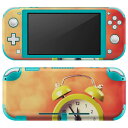 igsticker Nintendo Switch Lite 専用 デザインスキンシール 全面 ニンテンドー スイッチ ライト 専用 ゲーム機 カバー アクセサリー フィルム ステッカー エアフリー 006444 写真　時計