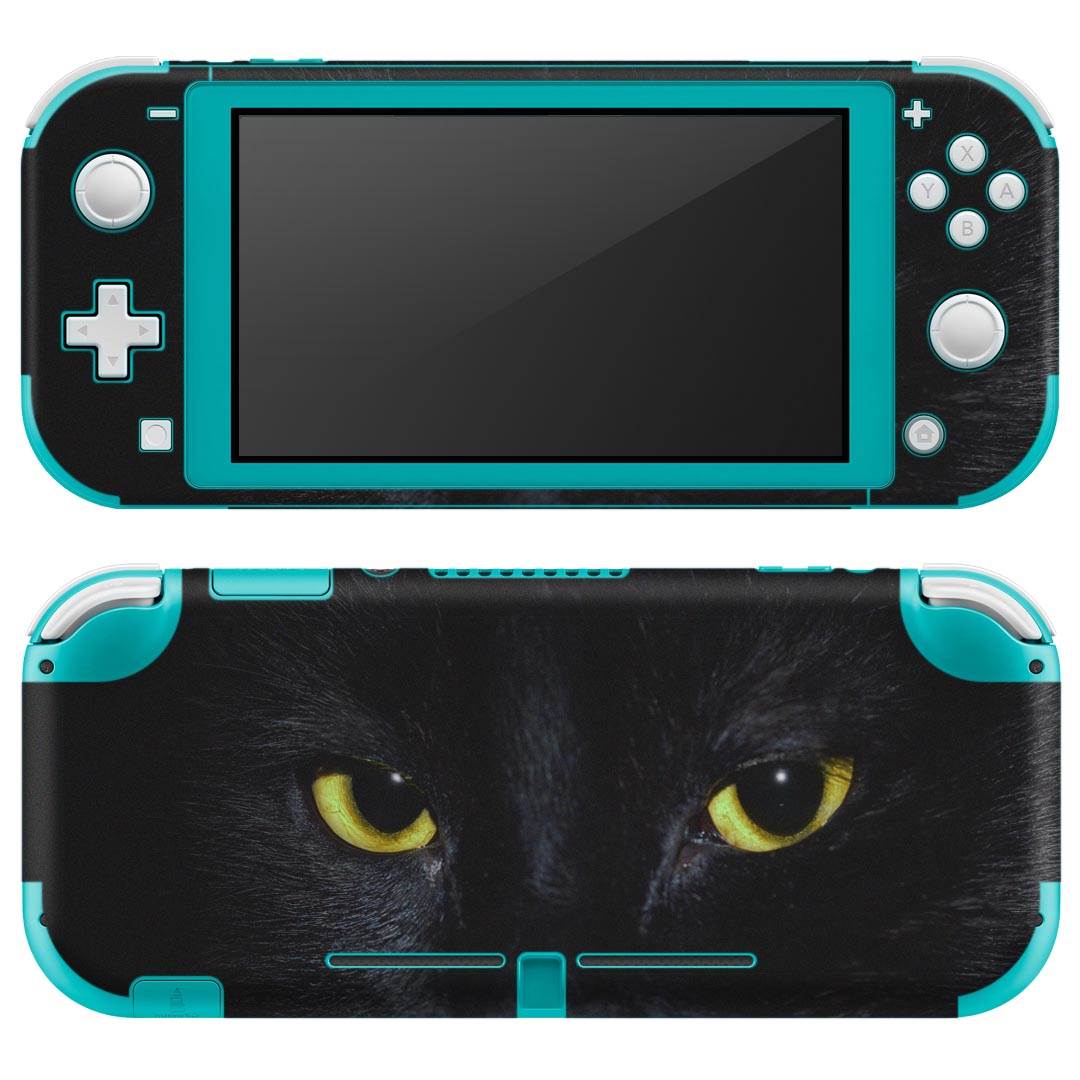 igsticker Nintendo Switch Lite 専用 デザインスキンシール 全面 ニンテンドー スイッチ ライト 専用 ゲーム機 カバー アクセサリー フィルム ステッカー エアフリー 006447 写真　猫　ねこ