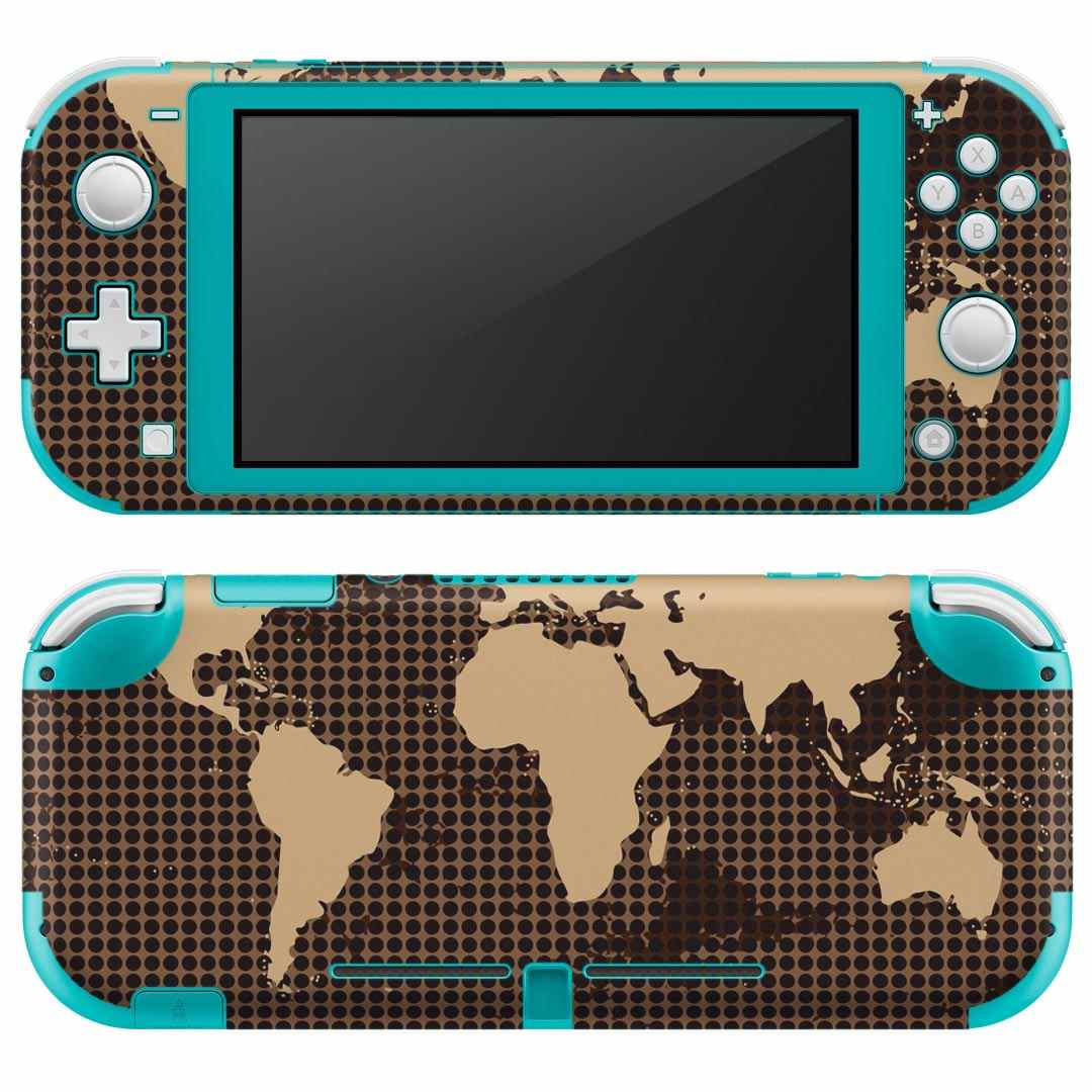 製品名 Nintendo Switch Lite専用 デザインスキンシール セット内容 Nintendo Switch Lite本体用スキンシール（裏表）各1枚 ※液晶側シールは2パーツに分かれていますニンテンドースイッチライト専用です。据え置き機のSwitch本体やJoyコンには対応していません。 商品特徴 3M社製の再剥離性シートを素材に採用し、細かな位置調整がしやすく貼り直しが容易です。また、エアフリーでもありますので気泡が簡単に逃げるので、キレイに貼ることができます。専用の業務プリンターを使い、商品画像と遜色のない美しい印刷仕上がり。 注意事項 画像はサンプルですので、ご覧の環境によっては多少色味に違いを感じる場合がございます。 イメージと違った、モニターと色味が異なるという理由での交換や返金はご対応出来かねます。スキンシールのみの販売で、ニンテンドースイッチ本体などは付属しません。シワができた場合、ドライヤーなどで軽く温め、外側に向けてシワを伸ばすように貼ってください。初回貼付時の位置調整や貼り直しは可能ですが、しっかりと押し付けて接着させた後の再剥離、再利用は保証しておりません。また接着部に油分や汚れが付着しますと角の部分は剥がれやすくなりますので、貼付時はあまり触れないようにご注意ください。無地のセミグロスシートにデザインをプリントした商品で、デコなどの加工はございません。 凹凸や光沢があるように見えたり布地や金属を素材にしたように見える商品もありますが、デザインの図版によるものです。印刷時に微妙な画像のズレが生じる場合がございます。ご注文後に1点1点制作する受注生産品の為、不良品以外のご返品や交換は固くお断りします。 商品発送 完全受注生産のハンドメイド商品となりますので、既製品と比べて発送までお時間を頂いています。 基本的に決済確認後2?3営業日、最大で10営業日での発送となります。繁忙期や休業日明けの場合はさらに時間がかかる場合があります。 その際には別途メールにてご連絡致します。メール便の場合、発送日から到着までに2?4日ほどかかる場合が多く、紛失などの保障もご対応できかねます。あらかじめご了承下さい。