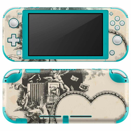 igsticker Nintendo Switch Lite 専用 デザインスキンシール 全面 ニンテンドー スイッチ ライト 専用 ゲーム機 カバー アクセサリー フィルム ステッカー エアフリー 006510 天使 ハート イラスト igsticker Nintendo Switch Lite 専用 デザインスキンシール 全面 ニンテンドー スイッチ ライト 専用 ゲーム機 カバー アクセサリー フィルム ステッカー エアフリー 006510 天使 ハート イラスト