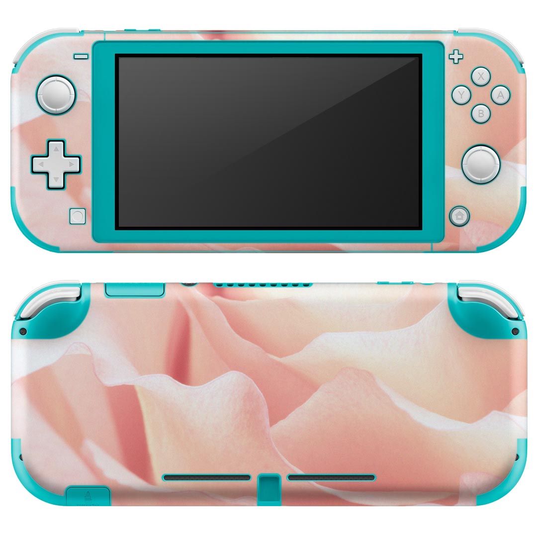 igsticker Nintendo Switch Lite 専用 デザインスキンシール 全面 ニンテンドー スイッチ ライト 専用 ゲーム機 カバー アクセサリー フィルム ステッカー エアフリー 006518 写真　花