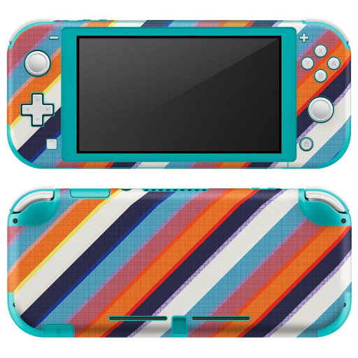 igsticker Nintendo Switch Lite 専用 デザインスキンシール 全面 ニンテンドー スイッチ ライト 専用 ゲーム機 カバー アクセサリー フィルム ステッカー エアフリー 006526 オレンジ 青 ブルー 模様 igsticker Nintendo Switch Lite 専用 デザインスキンシール 全面 ニンテンドー スイッチ ライト 専用 ゲーム機 カバー アクセサリー フィルム ステッカー エアフリー 006526 オレンジ 青 ブルー 模様