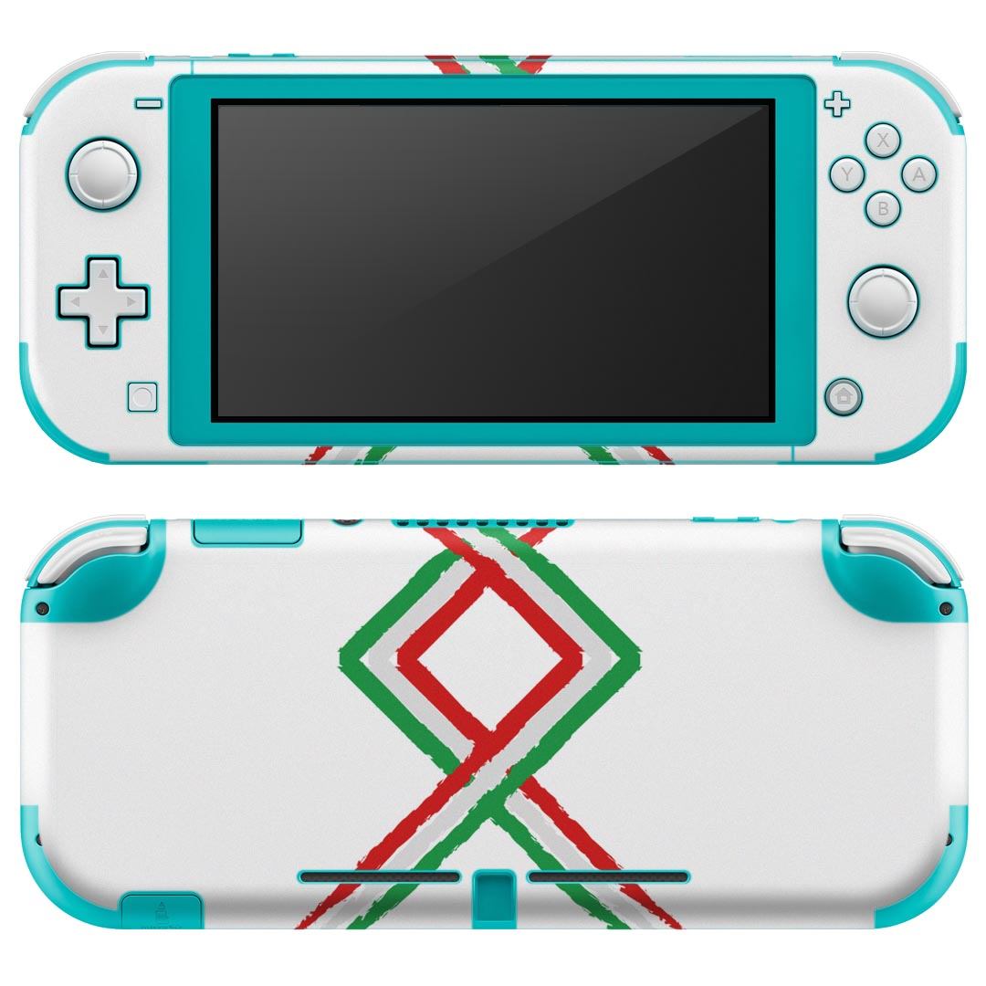 igsticker Nintendo Switch Lite 専用 デザインスキンシール 全面 ニンテンドー スイッチ ライト 専用 ゲーム機 カバー アクセサリー フィルム ステッカー エアフリー 006538 国旗 イタリア