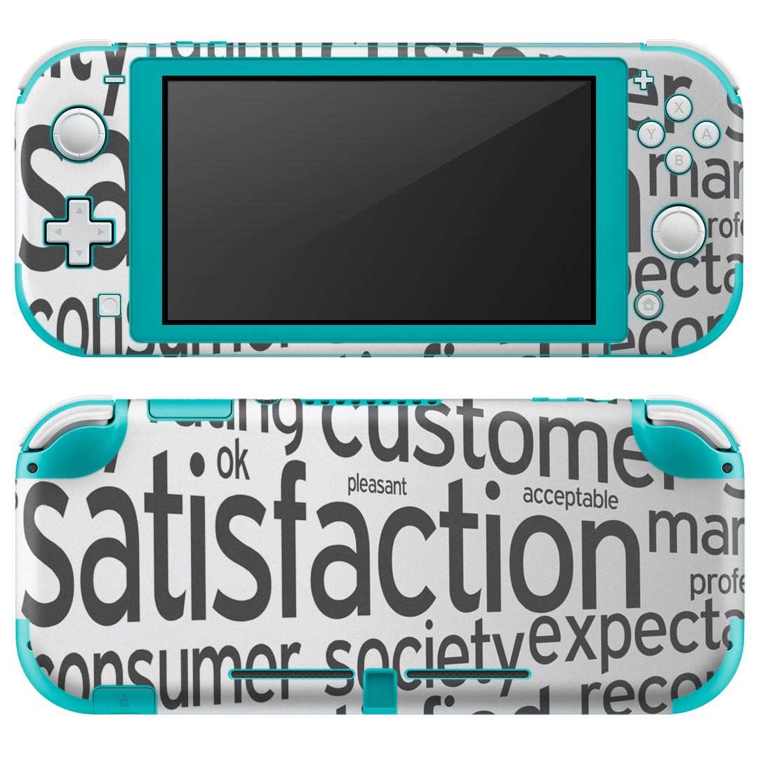 igsticker Nintendo Switch Lite 専用 デザインスキンシール 全面 ニンテンドー スイッチ ライト 専用 ゲーム機 カバー アクセサリー フィルム ステッカー エアフリー 006556 文字　英語