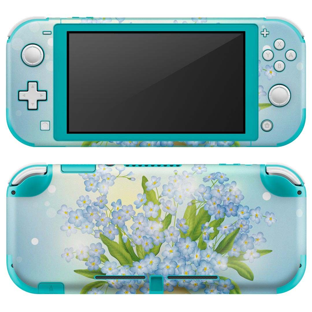 igsticker Nintendo Switch Lite 専用 デザインスキンシール 全面 ニンテンドー スイッチ ライト 専用 ゲーム機 カバー アクセサリー フィルム ステッカー エアフリー 006559 花