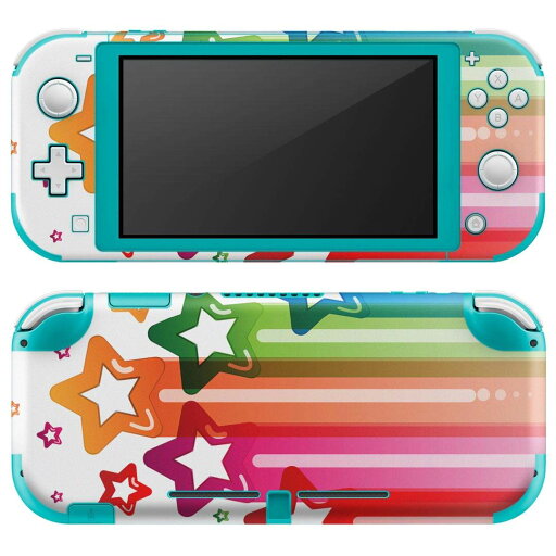 igsticker Nintendo Switch Lite 専用 デザインスキンシール 全面 ニンテンドー スイッチ ライト 専用 ゲーム機 カバー アクセサリー フィルム ステッカー エアフリー 006577 カラフル 星 igsticker Nintendo Switch Lite 専用 デザインスキンシール 全面 ニンテンドー スイッチ ライト 専用 ゲーム機 カバー アクセサリー フィルム ステッカー エアフリー 006577 カラフル 星