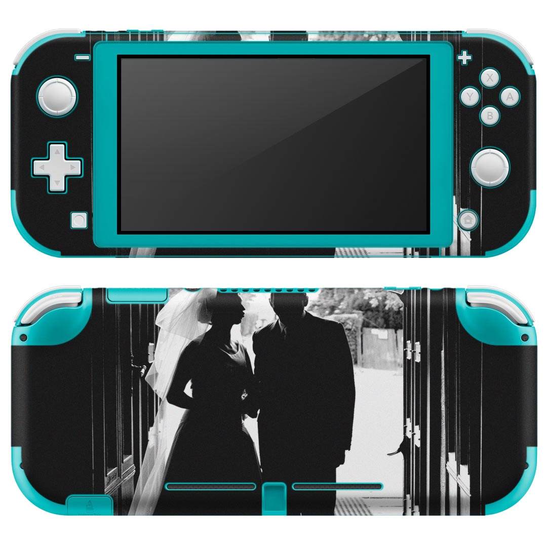 igsticker Nintendo Switch Lite 専用 デザインスキンシール 全面 ニンテンドー スイッチ ライト 専用 ゲーム機 カバー アクセサリー フィルム ステッカー エアフリー 006600 写真　ウエディング