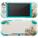 igsticker Nintendo Switch Lite 専用 デザインスキンシール 全面 ニンテンドー スイッチ ライト 専用 ゲーム機 カバー アクセサリー フィルム ステッカー エアフリー 006636 花