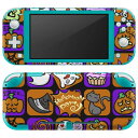 igsticker Nintendo Switch Lite 専用 デザインスキンシール 全面 ニンテンドー スイッチ ライト 専用 ゲーム機 カバー アクセサリー フィルム ステッカー エアフリー 006672 ハロウィン カボチャ