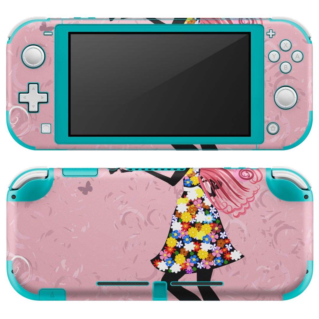 製品名 Nintendo Switch Lite専用 デザインスキンシール セット内容 Nintendo Switch Lite本体用スキンシール（裏表）各1枚 ※液晶側シールは2パーツに分かれていますニンテンドースイッチライト専用です。据え置き機のSwitch本体やJoyコンには対応していません。 商品特徴 3M社製の再剥離性シートを素材に採用し、細かな位置調整がしやすく貼り直しが容易です。また、エアフリーでもありますので気泡が簡単に逃げるので、キレイに貼ることができます。専用の業務プリンターを使い、商品画像と遜色のない美しい印刷仕上がり。 注意事項 画像はサンプルですので、ご覧の環境によっては多少色味に違いを感じる場合がございます。 イメージと違った、モニターと色味が異なるという理由での交換や返金はご対応出来かねます。スキンシールのみの販売で、ニンテンドースイッチ本体などは付属しません。シワができた場合、ドライヤーなどで軽く温め、外側に向けてシワを伸ばすように貼ってください。初回貼付時の位置調整や貼り直しは可能ですが、しっかりと押し付けて接着させた後の再剥離、再利用は保証しておりません。また接着部に油分や汚れが付着しますと角の部分は剥がれやすくなりますので、貼付時はあまり触れないようにご注意ください。無地のセミグロスシートにデザインをプリントした商品で、デコなどの加工はございません。 凹凸や光沢があるように見えたり布地や金属を素材にしたように見える商品もありますが、デザインの図版によるものです。印刷時に微妙な画像のズレが生じる場合がございます。ご注文後に1点1点制作する受注生産品の為、不良品以外のご返品や交換は固くお断りします。 商品発送 完全受注生産のハンドメイド商品となりますので、既製品と比べて発送までお時間を頂いています。 基本的に決済確認後2?3営業日、最大で10営業日での発送となります。繁忙期や休業日明けの場合はさらに時間がかかる場合があります。 その際には別途メールにてご連絡致します。メール便の場合、発送日から到着までに2?4日ほどかかる場合が多く、紛失などの保障もご対応できかねます。あらかじめご了承下さい。