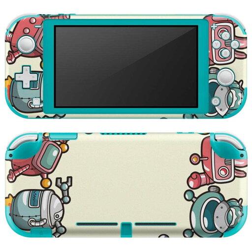 igsticker Nintendo Switch Lite 専用 デザインスキンシール 全面 ニンテンドー スイッチ ライト 専用 ゲーム機 カバー アクセサリー フィルム ステッカー エアフリー 006692 ロボット イラスト igsticker Nintendo Switch Lite 専用 デザインスキンシール 全面 ニンテンドー スイッチ ライト 専用 ゲーム機 カバー アクセサリー フィルム ステッカー エアフリー 006692 ロボット イラスト