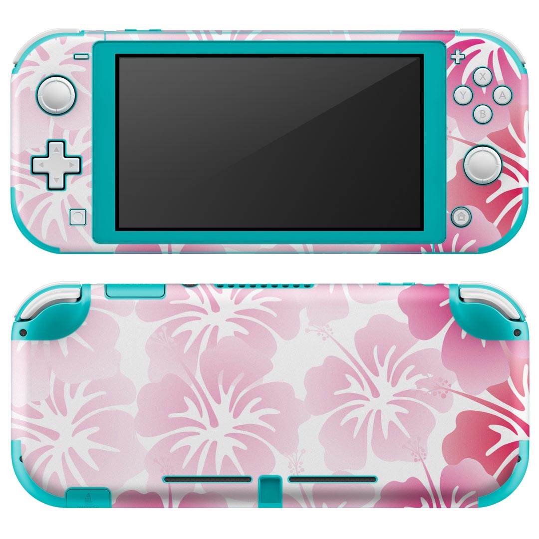 igsticker Nintendo Switch Lite 専用 デザインスキンシール 全面 ニンテンドー スイッチ ライト 専用 ゲーム機 カバー アクセサリー フィルム ステッカー エアフリー 006704 花