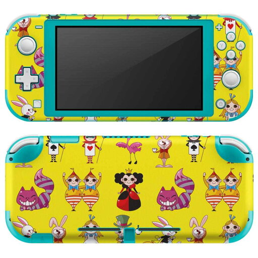 igsticker Nintendo Switch Lite 専用 デザインスキンシール 全面 ニンテンドー スイッチ ライト 専用 ゲーム機 カバー アクセサリー フィルム ステッカー エアフリー 006721 アリス イラスト 模様 igsticker Nintendo Switch Lite 専用 デザインスキンシール 全面 ニンテンドー スイッチ ライト 専用 ゲーム機 カバー アクセサリー フィルム ステッカー エアフリー 006721 アリス イラスト 模様