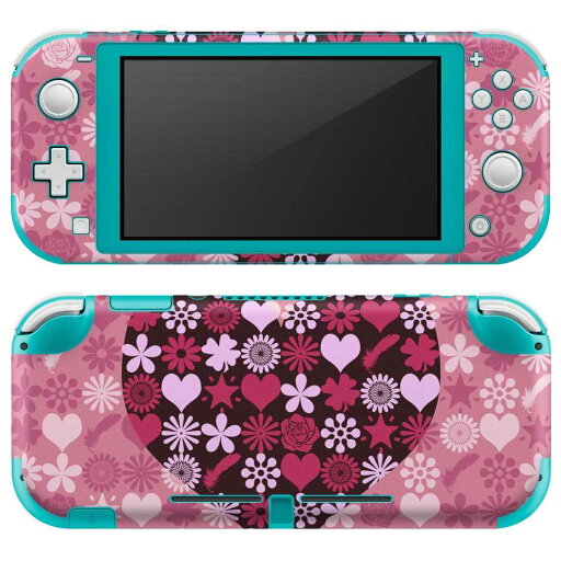 igsticker Nintendo Switch Lite 専用 デザインスキンシール 全面 ニンテンドー スイッチ ライト 専用 ゲーム機 カバー アクセサリー フィルム ステッカー エアフリー 006761 花 ハート igsticker Nintendo Switch Lite 専用 デザインスキンシール 全面 ニンテンドー スイッチ ライト 専用 ゲーム機 カバー アクセサリー フィルム ステッカー エアフリー 006761 花 ハート