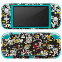 igsticker Nintendo Switch Lite 専用 デザインスキンシール 全面 ニンテンドー スイッチ ライト 専用 ゲーム機 カバー アクセサリー フィルム ステッカー エアフリー 006806 ハロウィン イラスト 模様(2)