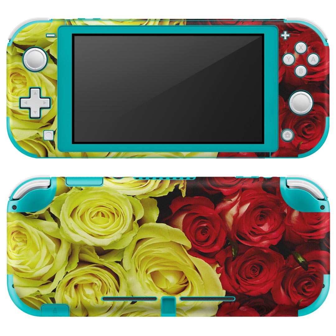 igsticker Nintendo Switch Lite 専用 デザインスキンシール 全面 ニンテンドー スイッチ ライト 専用 ゲーム機 カバー アクセサリー フィルム ステッカー エアフリー 006849 写真　花